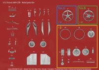 1:12 Ferrari 488 GTB (Curbside Kit) Ver.B : 10-Spoke Wheel Model