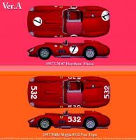 1:12 Ferrari 315S/335S Ver.A : 335S 1957 LM #7 /315S 1957 #532