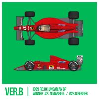 1:12 Ferrari F1-89 (640)  Ver.B : Late Type (Full Multi Media Kit)