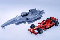1:12 Ferrari F2007 Ver.B : 2007 Rd 17 Brazilian GP #5 Felipe Massa / #6 Kimi Räikkönen - Multi-Media Model Kit