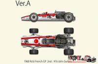 1:12 Honda RA301 Ver.A 1968 Rd.6 French GP