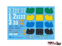 1:12 KTM 250MX Motorcycle Decals for Tamiya 14046/14051
