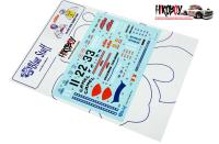 1:12 KTM 250MX Motorcycle Pilot/Rider Decals for Tamiya 14046/14051