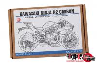 1:12 Kawasaki Ninja H2 Carbon Detail-up Set For Tamiya 14136