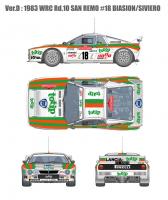 1:12 Lancia 037 Rally Ver.E Jolly Club Totip 1984 WRC Rd.5 Tour de Corse #9 Biasion/Siviero