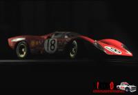 1:12 Ferrari 312 P n°18/19 Le Mans 1969 Model Kit