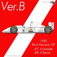 1:12 McLaren MP4/8 Ver.B : 1993 Rd.6 Monaco GP #7 M.Andretti / #8 A.Senna