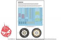 1:12 MotoGP Motorcycle Wheel and Tyre Decals