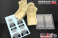 1:12 Bride Bucket Seats (Black) for Fujimi Nissan Skyline R32 GT-R