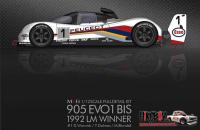 1:12 Peugeot 905 Evo1 Bis LM1992