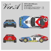 1:12 Ferrari 365 GTB/4 Racing Ver.A : 1972 LM 24hours CH.POZZI