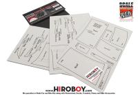 1:12 Shelby GT500 Carbon Fibre Template Set #7081