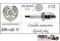 1:12 Spark plug (20,6mm 1:1) 12pcs