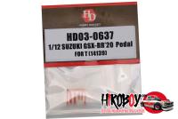 1:12 Team Suzuki ECSTAR GSX-RR `20 Resin Pedals For Tamiya 14139