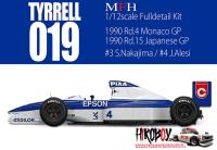 1:12 Tyrrell 019 - Full Detail Multi-Media Kit