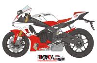 1:12 Yamaha YZF-R1 20th Anniversary Decals (for Tamiya 14133)