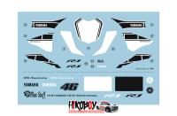 1:12 Yamaha YZF-R1 60th Anniversary Decals (for Tamiya 14133)