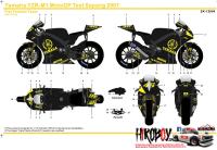 1:12 Yamaha YZR-M1 MotoGP Test Sepang 2007 Fiat Yamaha Team #46 Decals