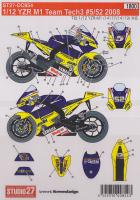 1:12 Yamaha YZR-M1 Team Tech 3 #52 - 2008 Decals