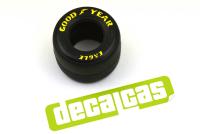 1:12 Yellow Goodyear Eagle Tyre Decals