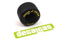 1:12 Yellow Goodyear Eagle Tyre Decals