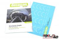 1:20 Goodyear Eagle Tyre Decals white