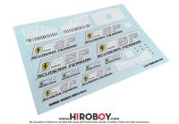 1:20 Ferrari F60 Sponsor Decals (Tamiya)