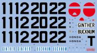 1:20 Honda RA272 1965 Mexico Winner Decals for Tamiya