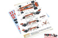 1:20 McLaren M23 1976 Decal Set (for Tamiya)