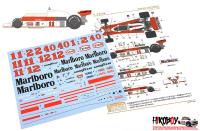 1:20 McLaren M23 1976 Decal Set (for Tamiya)
