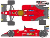 1:24 Ferrari F187 Sponsor Decal Set (for Protar)