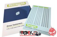 1:12 1:20 1:24 Dzus Fastener Decals