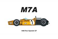 1:20 Mclaren M7A ver.A '68 Spanish GP  Full detail Multi-Media Model Kit