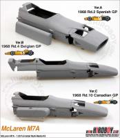 1:20 Mclaren M7A ver.B '68 Belgian GP  Full detail Multi-Media Model Kit