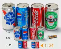 1:20 Scale Drinks Cans