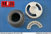 1:20 Tyre Painting Template for 1970 Goodyear - P988