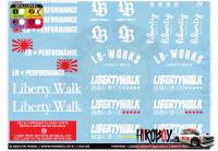 1:24 / 1:25 Liberty Walk Logos 4