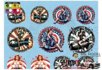 1:24 / 1:25 Pin-Ups Decals 4
