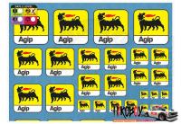 1:24 / 1:25 Agip Logos 1
