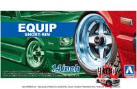 1:24 14" Equip Short-Rim Wheels and Tyres