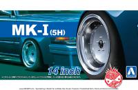 1:24 14" SSR MkI (5H) Speed Star Wheels and Tyres