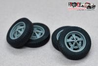 1:24 15" Wheels Zoll Rader Felgen with Tyres