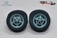 1:24 15" Wheels Zoll Rader Felgen with Tyres