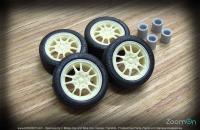 1:24 16'' Mugen MF-10 Wheels and Tyres