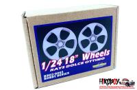 1:24 18" RAYS "Versus Dolce Ottimo" Wheels  Resin+Metal Parts