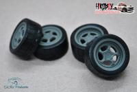 1:24 17" Wheels ETA Beta Turbos with Tyres