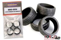 1:24 18" Dunlop 225/40R 18 Z2 Tyres