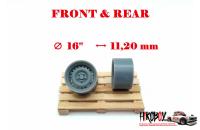 1:24 16" Wide Steelies Wheels