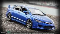 1:24 18'' Honda Civic Type R (FD2) Wheels and Tyres