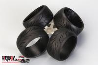 1:24 18" Toyo R888 Tyres (4) Hard Resin Version